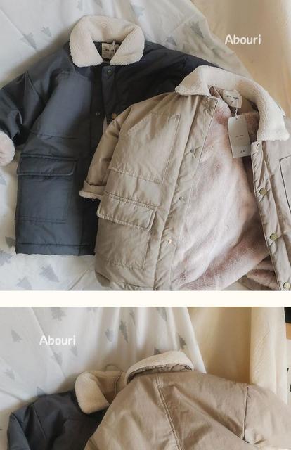 Długie kurtki puchowe dla chłopców i dziewczynek, z podszytą bawełną i wełną króliczą, zimowa kolekcja 2020 - Wianko - 7