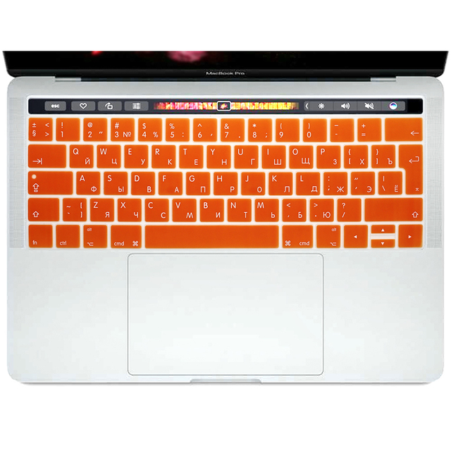 Osłona silikonowa klawiatury do Mac Pro 13 A1706 A2159 i Pro 15 A1707 Touch Bar Release2018 2019 - 50 sztuk - Wianko - 25