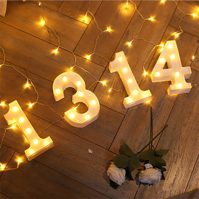 Zestaw 2 sztuk lampka nocna LED dla dorosłych z banerem urodzinowym - dekoracja imprezowa - Wianko - 9