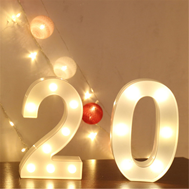 Zestaw 2 sztuk lampka nocna LED dla dorosłych z banerem urodzinowym - dekoracja imprezowa - Wianko - 6