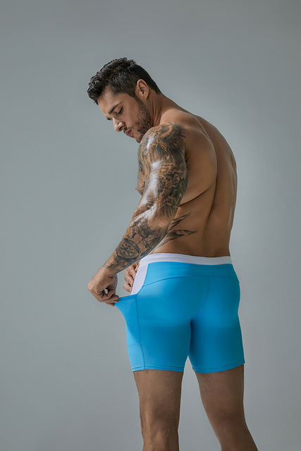 Spodenki biegowe męskie 2021 w indywidualnym kolorze, cienkie, z boczną kieszenią - pięć minut obcisłych spodni - Wianko - 11