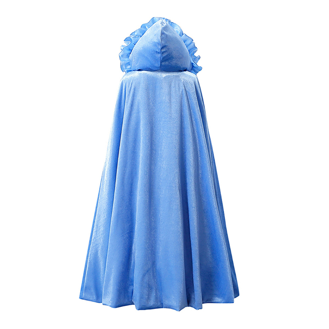 Nowa sukienka dziecięca Maxi Sukienka Dziewczynki Elsa - Suknia Kopciuszek Królowa Śniegu do Tańca z Supełkami Cekinowa Impreza Przebierana - Wianko - 8