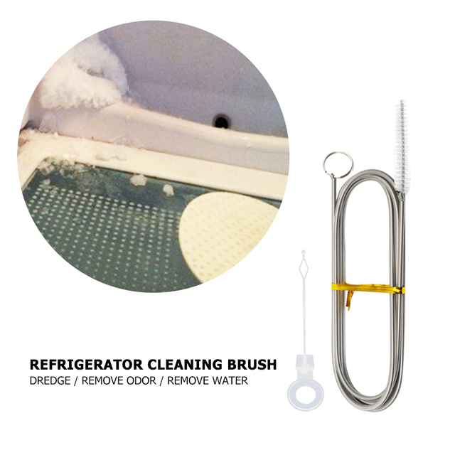 Lodówka z elastyczną szczotką do czyszczenia rur i otworami spustowymi do oczyszczania gospodarstwa domowego - Wianko - 7