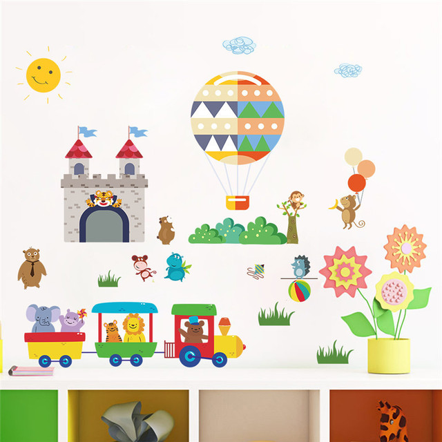 Żywy kreskówkowy samochód - naklejki dekoracyjne do dziecięcego pokoju - Wianko - 9