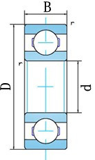 Prostownica do przewodnika łożyska kół V624/135 V135, rowkowane, 10 sztuk, 4*14*5mm ABEC-5, koło pasowe V624ZZ 624VV - Wianko - 3