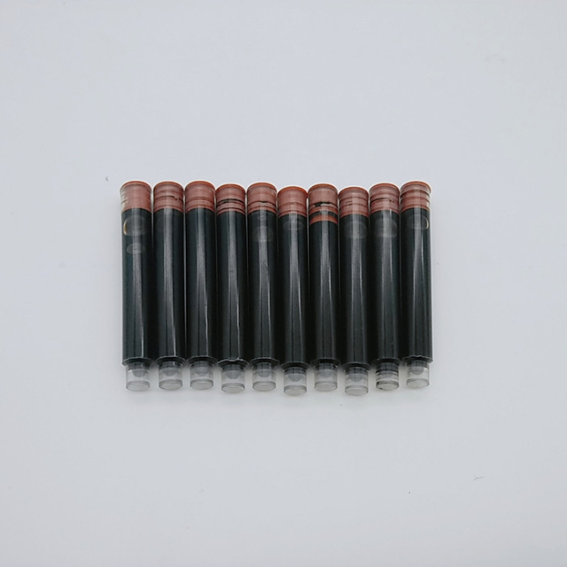Dziesięciokolorowy atrament Sac jednorazowe wkłady do wiecznego pióra 0.34mm - niebieskie, czarne, czerwone - Wianko - 8