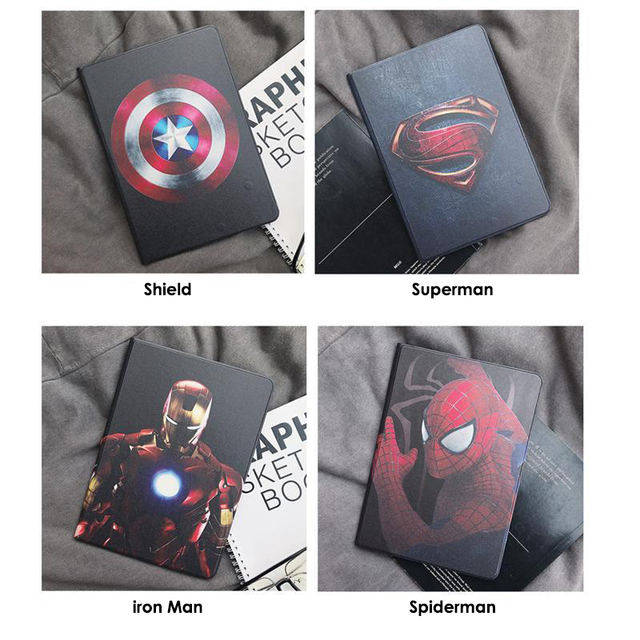 Obudowa Marvel Iron Man na IPad 10.2 2019, Mini 1-3, 9.7 2017-2018, Air 1-2 - Tablet Soft Funda - Wianko - 6