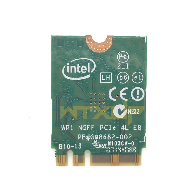 Dwuzakresowa karta WiFi wireless-AC Intel 3160NGW 3160AC 802.11a/b/g/n/AC + BT 4.0 do Lenovo Y40 Y50 E10-30 serii, FRU 04X6034 - Wianko - 3