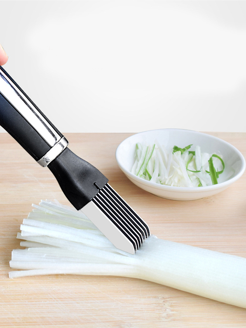 Nóż do krojenia cebuli i czosnku z krajalnicą, pomidorami i narzędziami kuchennymi - Wianko - 5