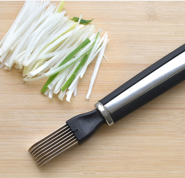 Nóż do krojenia cebuli i czosnku z krajalnicą, pomidorami i narzędziami kuchennymi - Wianko - 9