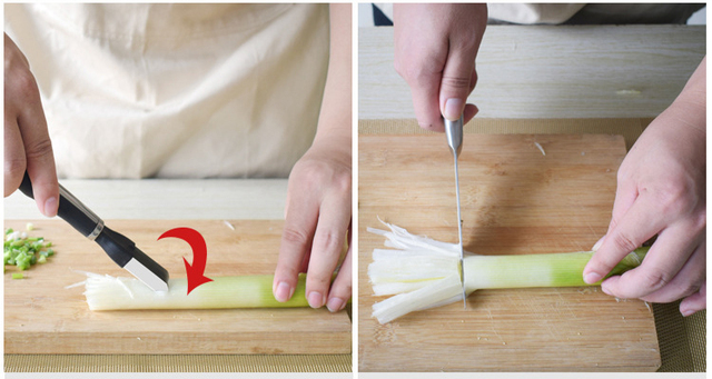 Nóż do krojenia cebuli i czosnku z krajalnicą, pomidorami i narzędziami kuchennymi - Wianko - 13