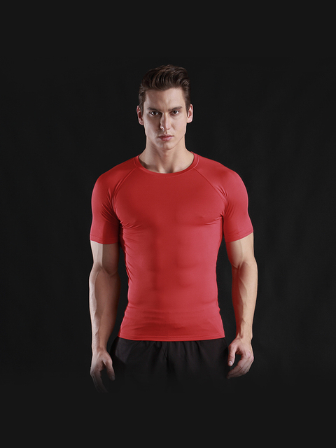 T-Shirt rashguard męski do biegania, tenisa, Muay Thai, jogingu i siłowni - Wianko - 25