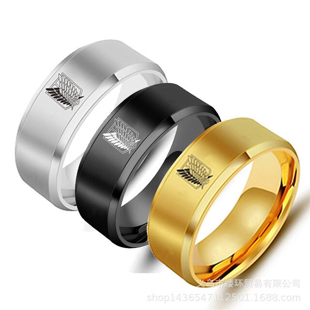 Personalizowany pierścionek Anime Cosplay Apex, styl japoński, biżuteria ze stali nierdzewnej, męski pierścień - Wianko - 4