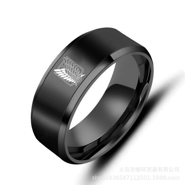 Personalizowany pierścionek Anime Cosplay Apex, styl japoński, biżuteria ze stali nierdzewnej, męski pierścień - Wianko - 2