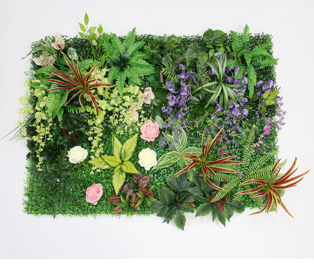 Sztuczna roślina dekoracyjna trawnik murawa sztuczny kwiat trawa ścienna - Wianko - 21