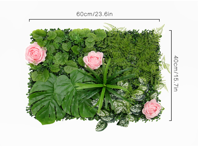 Sztuczna roślina dekoracyjna trawnik murawa sztuczny kwiat trawa ścienna - Wianko - 10
