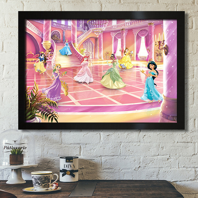 Plakat Disney Śnieżka - malarstwo dekoracyjne na płótnie do pokoju dziecięcego z motywem Frozen - Wianko - 8
