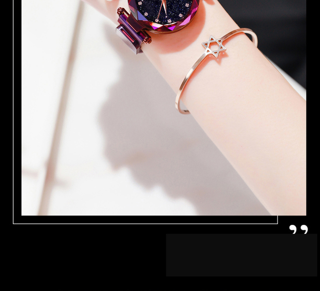 Elegancki zegarek damski siatka z różowego złota, geometryczna powierzchnia, magnetyczna klamra, kwarcowy - Wianko - 15