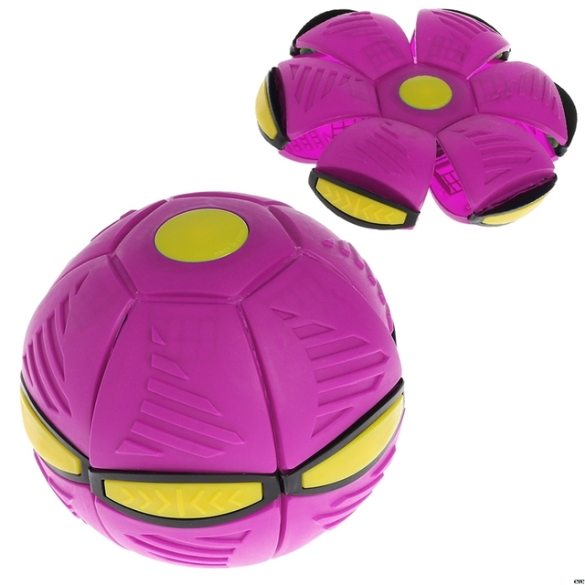 Rzut elastyczny piłka treningowa na świeżym powietrzu - eksplodujący latający spodek+ deformująca się piłka magiczna, wentylacyjna i śmieszna - Zabawka sportowa - Wianko - 22