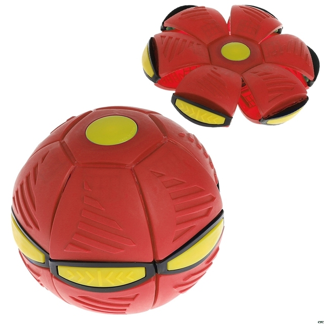 Rzut elastyczny piłka treningowa na świeżym powietrzu - eksplodujący latający spodek+ deformująca się piłka magiczna, wentylacyjna i śmieszna - Zabawka sportowa - Wianko - 32
