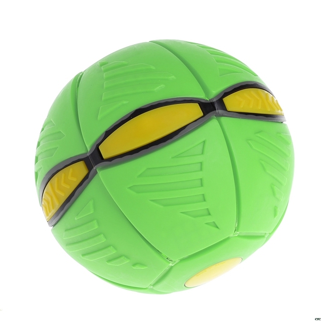 Rzut elastyczny piłka treningowa na świeżym powietrzu - eksplodujący latający spodek+ deformująca się piłka magiczna, wentylacyjna i śmieszna - Zabawka sportowa - Wianko - 16