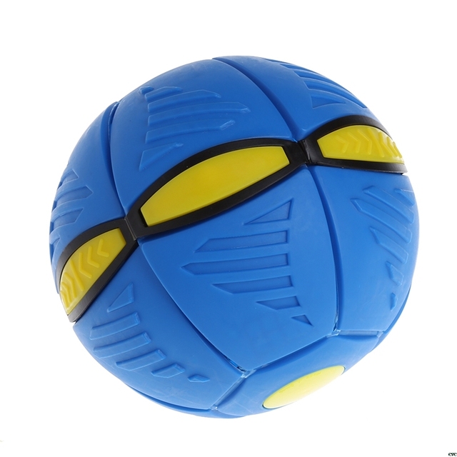 Rzut elastyczny piłka treningowa na świeżym powietrzu - eksplodujący latający spodek+ deformująca się piłka magiczna, wentylacyjna i śmieszna - Zabawka sportowa - Wianko - 6