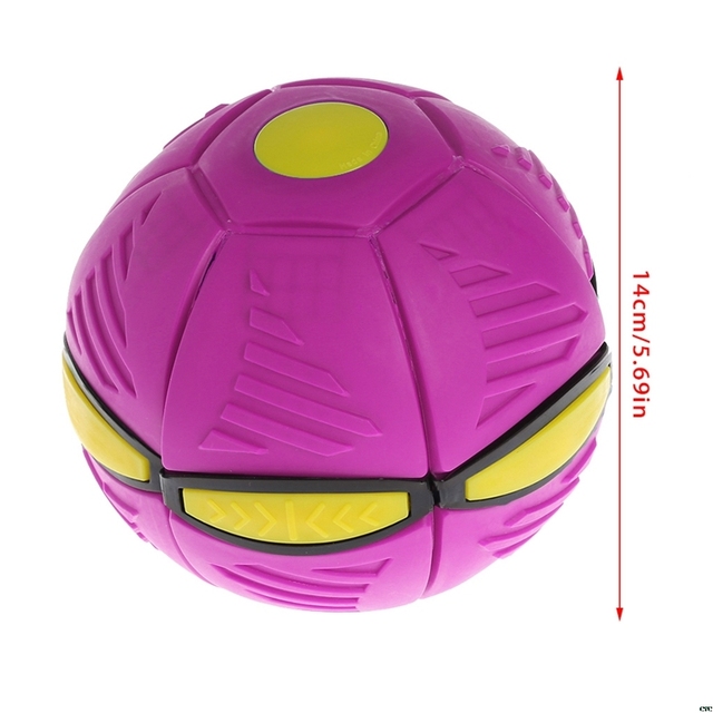 Rzut elastyczny piłka treningowa na świeżym powietrzu - eksplodujący latający spodek+ deformująca się piłka magiczna, wentylacyjna i śmieszna - Zabawka sportowa - Wianko - 25