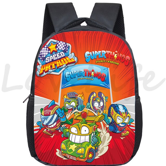 Plecak przedszkolny dla dzieci Kawaii Super Zings - maluchy, chłopcy, dziewczęta - Wianko - 35