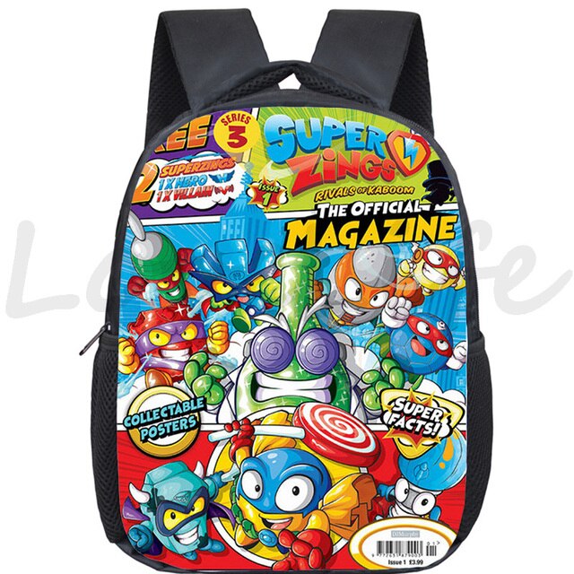 Plecak przedszkolny dla dzieci Kawaii Super Zings - maluchy, chłopcy, dziewczęta - Wianko - 26