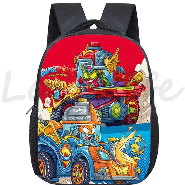 Plecak przedszkolny dla dzieci Kawaii Super Zings - maluchy, chłopcy, dziewczęta - Wianko - 33