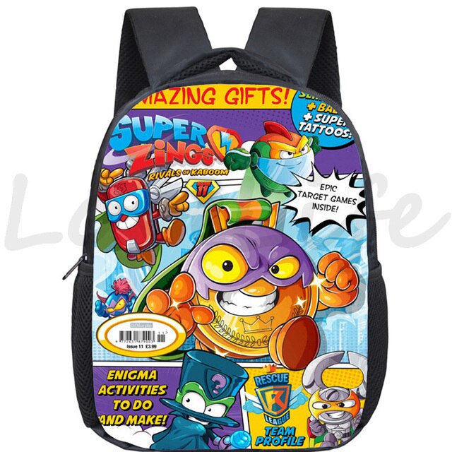 Plecak przedszkolny dla dzieci Kawaii Super Zings - maluchy, chłopcy, dziewczęta - Wianko - 24