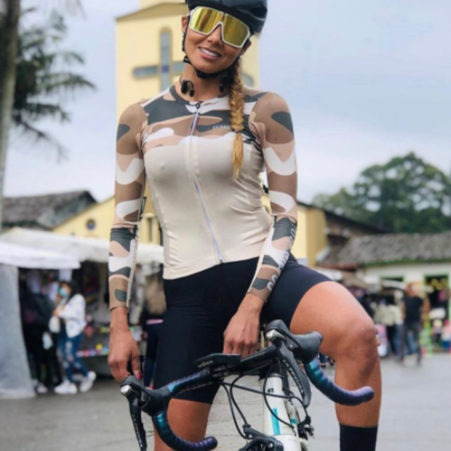 GO GORI GO - Zestaw rowerowy damska bluza z długimi rękawami - Wianko - 5