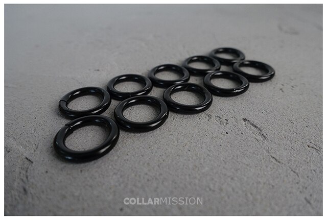 Pierścień galwanicznie metalowy 15mm wysokiej jakości, 8 kolorów, DIY obroża/plecak - Wianko - 8