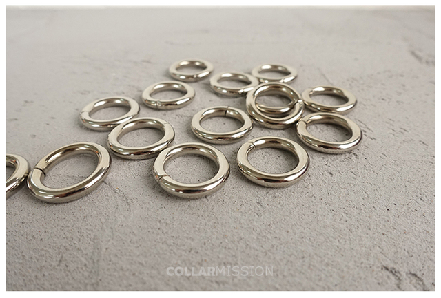 Pierścień galwanicznie metalowy 15mm wysokiej jakości, 8 kolorów, DIY obroża/plecak - Wianko - 14