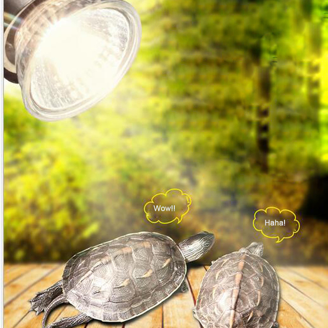 Lampa grzewcza i oświetleniowa UVA + UVB dla gadów i płazów 25/50/75W - Turtle Basking - Wianko - 1