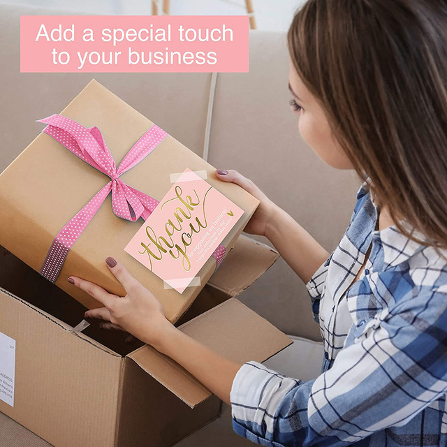 Wizytówki kartka urodzinowa różowa koperta walentynki z wiadomością - 10-50 sztuk, zróżnicowany styl, papier kartonowy - 5*9cm - Wianko - 5