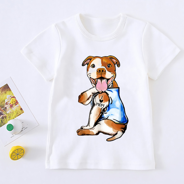 Koszulka chłopięca z zabawnym motywem psów 2021, krótki rękaw - Wianko - 7