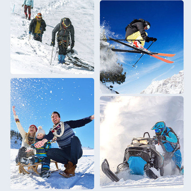 Męskie narciarskie rękawice zimowe polarowe z ekranem dotykowym, wodoodporne, profesjonalne - Wianko - 15