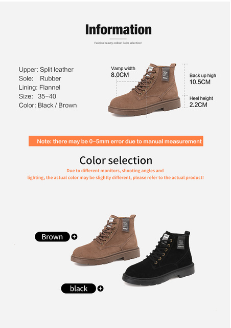 Czarne zimowe buty damskie - modele do kostki, modne, wiązane, outdoorowe, antypoślizgowe i wygodne - Wianko - 4