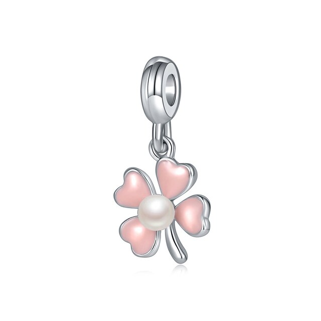 Różowa spódnica z koralikami Pandora Charms w kolorze srebrnym - oryginalna biżuteria dla kobiet - Wianko - 11