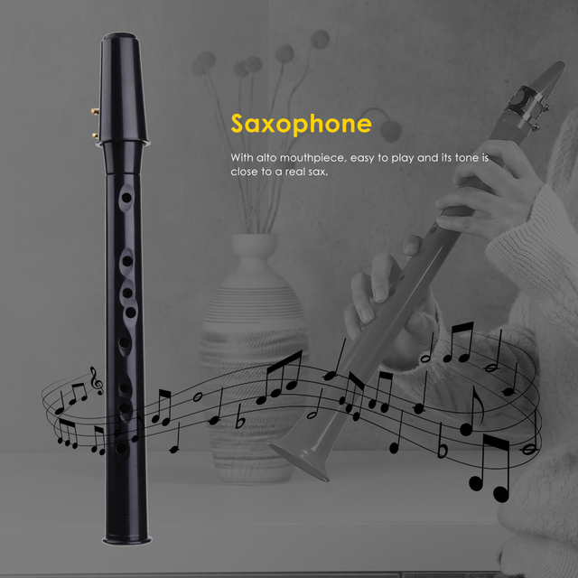 Saksofon altowy ustnik 8-otworowy minikieszeń drewniane akcesoria do instrumentów dętych - Wianko - 13