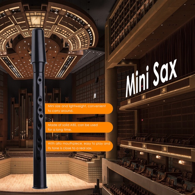 Saksofon altowy ustnik 8-otworowy minikieszeń drewniane akcesoria do instrumentów dętych - Wianko - 6