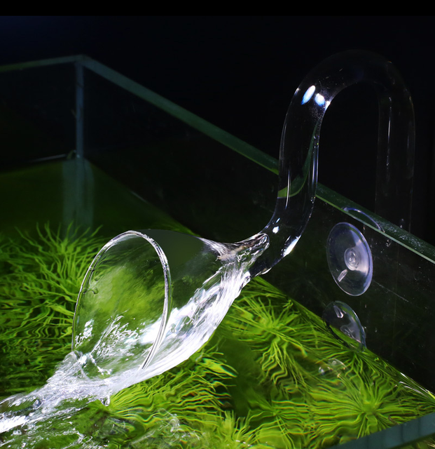 Woda akwariowa z roślinami - odpływ lilia 12/16mm 16/22mm, skimmer powierzchniowy CO2 - Wianko - 5