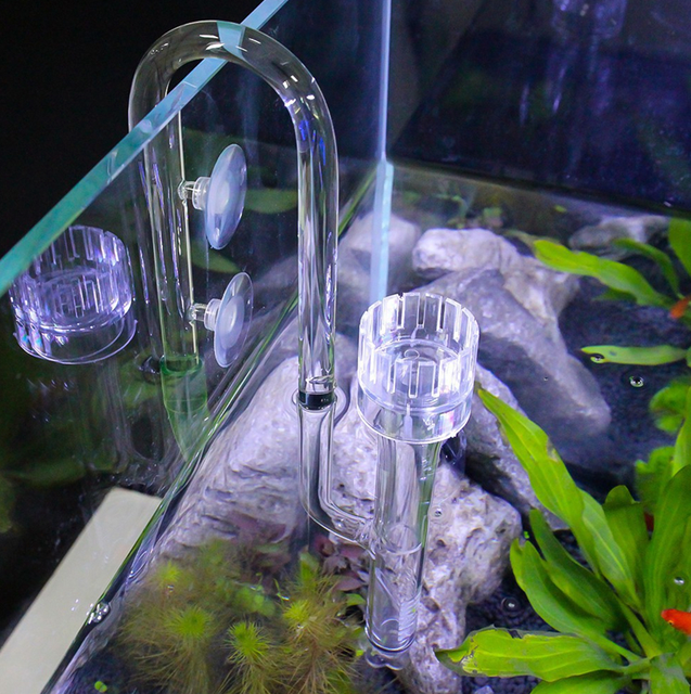 Woda akwariowa z roślinami - odpływ lilia 12/16mm 16/22mm, skimmer powierzchniowy CO2 - Wianko - 7