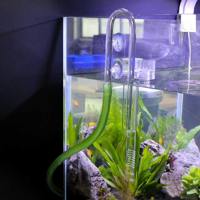 Woda akwariowa z roślinami - odpływ lilia 12/16mm 16/22mm, skimmer powierzchniowy CO2 - Wianko - 8