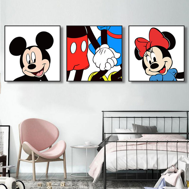 Disney Mickey Minnie Mouse - Zestaw hafciarski 5D DIY z pełnym krzyżem do szycia diamentowego obrazu mozaiki - Wianko - 12