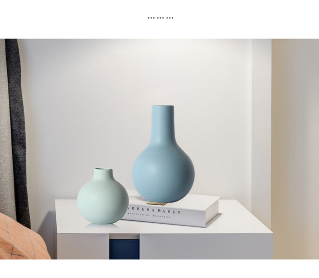 Kreatywny wazon Morandi Nordic do dekoracji wnętrz - Wianko - 4