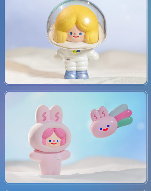 Figurka lalka z serii Happy Cosmo Present - Urocza dziewczyna w falującej sukience jako ozdoba i zabawka dla dzieci - Wianko - 8