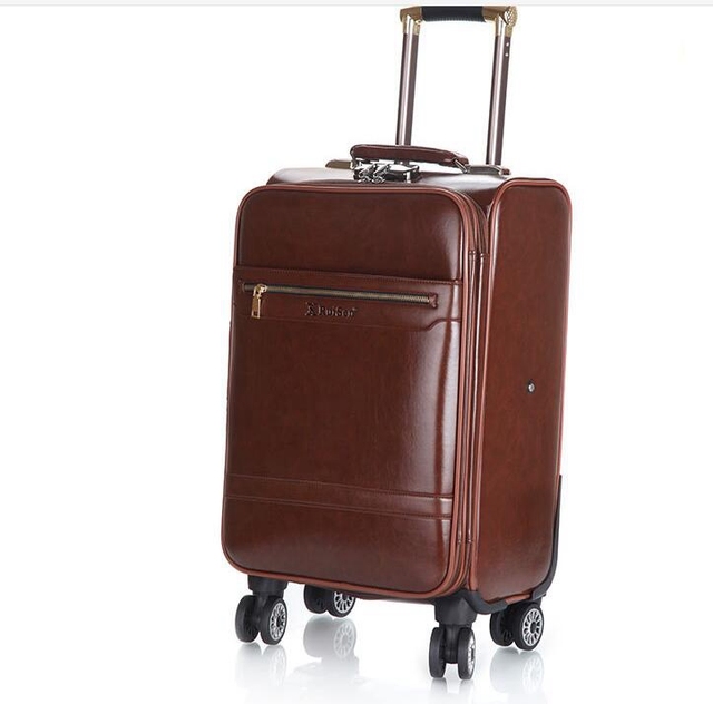 Spinner walizka bagażowa z kółkami mężczyźni 18 i 20 cali, czarna - Wianko - 17