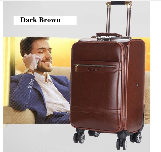 Spinner walizka bagażowa z kółkami mężczyźni 18 i 20 cali, czarna - Wianko - 10